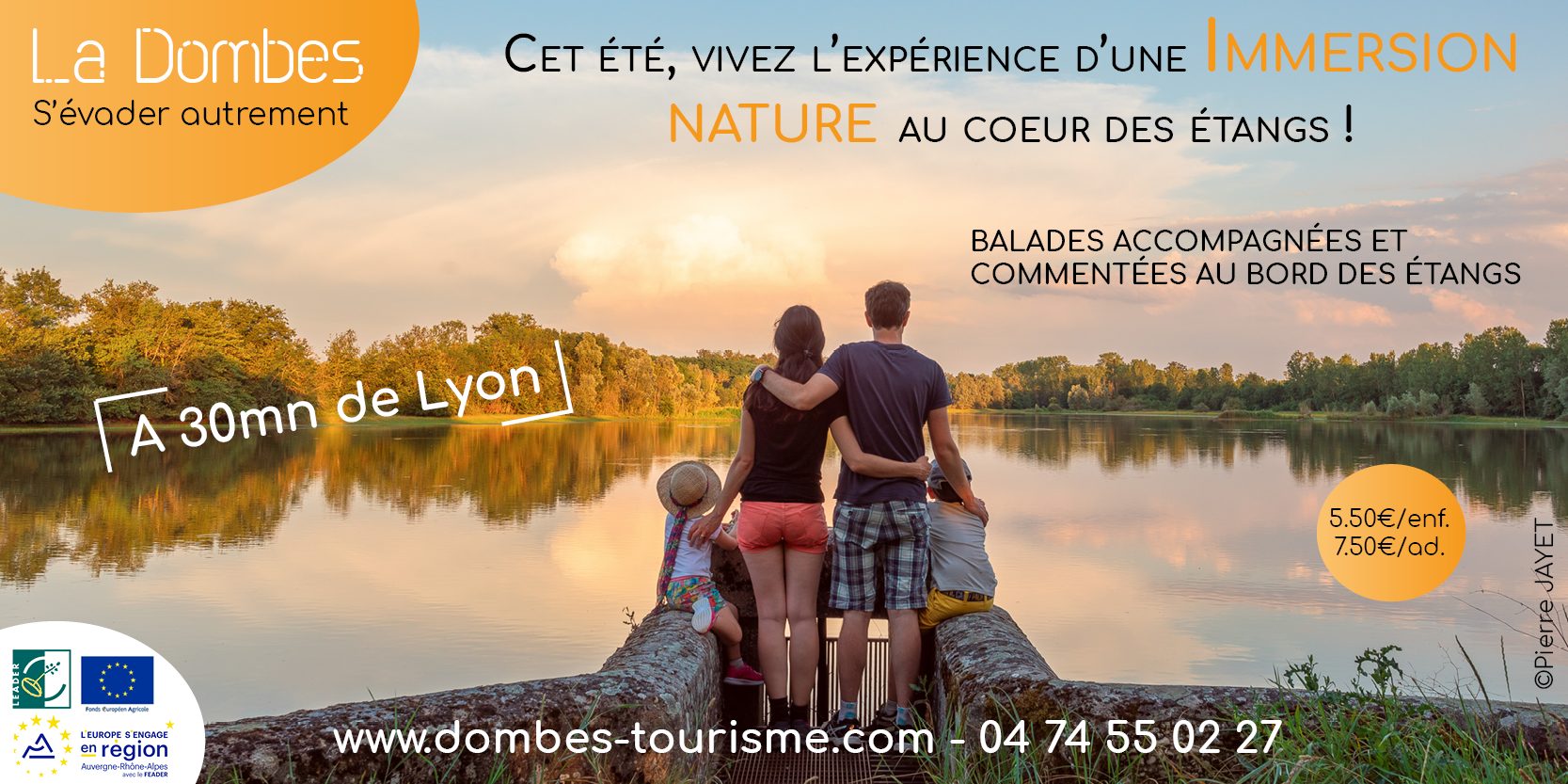 Cet été, (re)découvrez la Dombes, grâce à Dombes Tourisme
