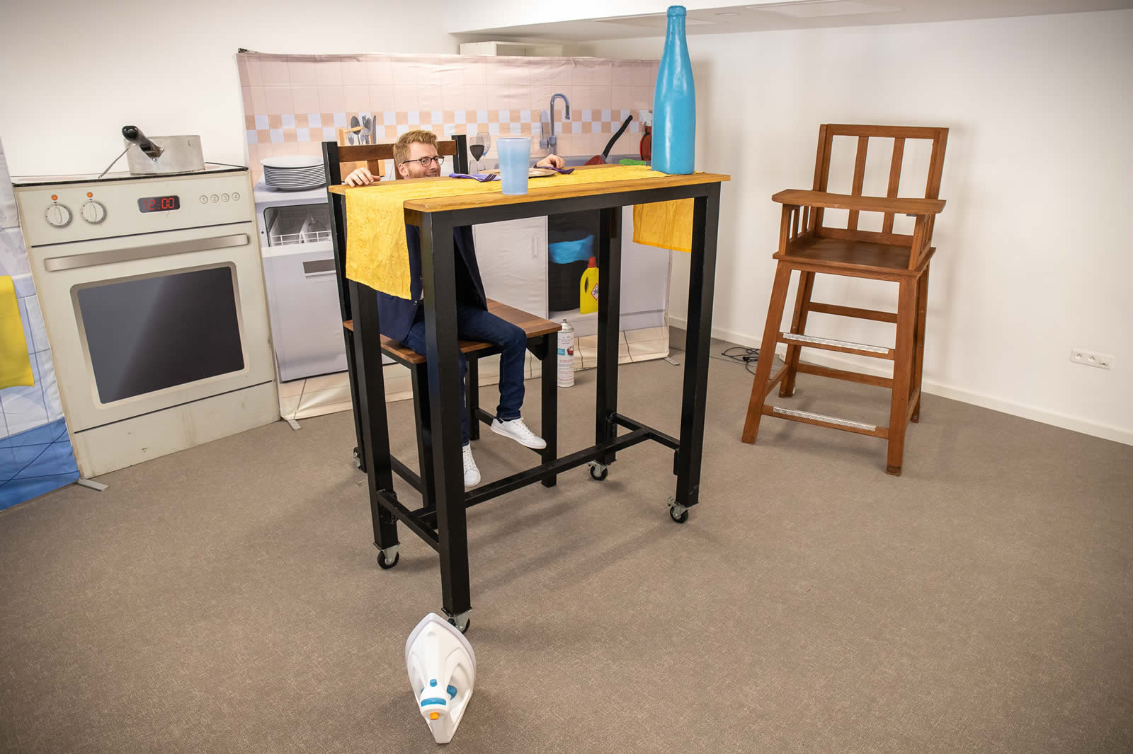 Une maison géante pour sensibiliser les familles aux accidents domestiques