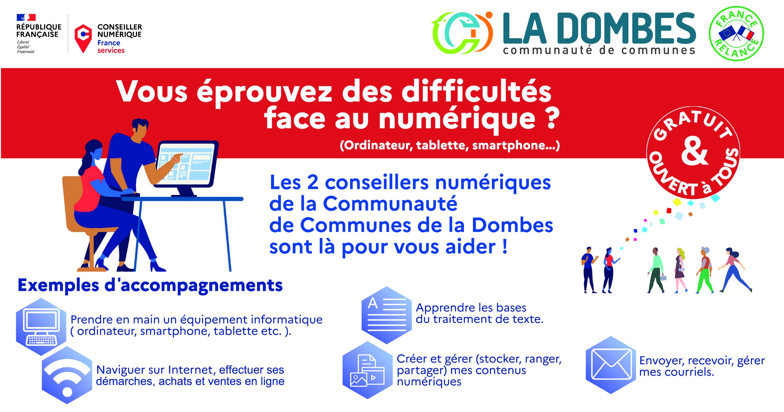 Retour des conseillers numériques le 22 août