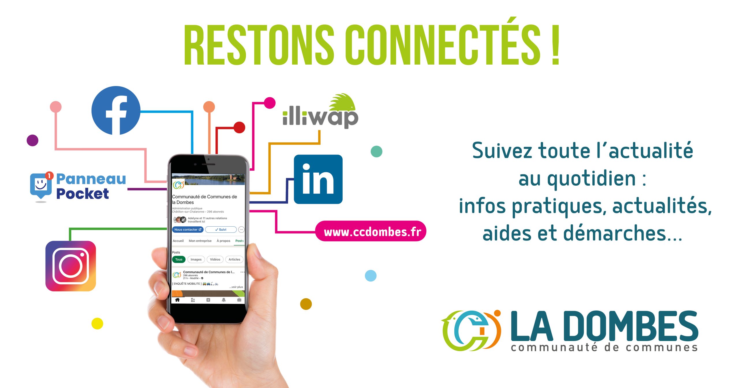 Restons connectés !