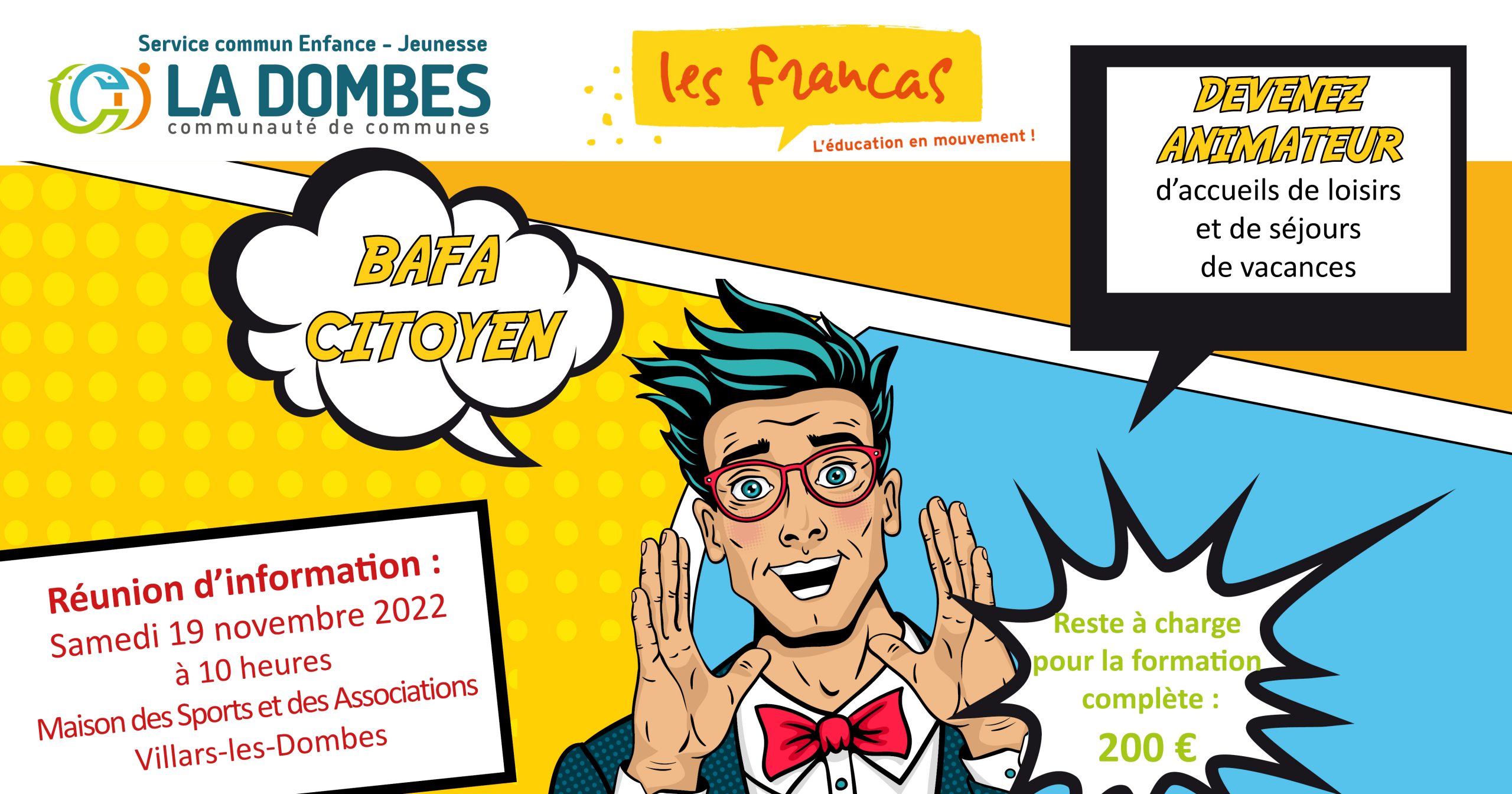 Envie de devenir animateur en centre de loisirs ?