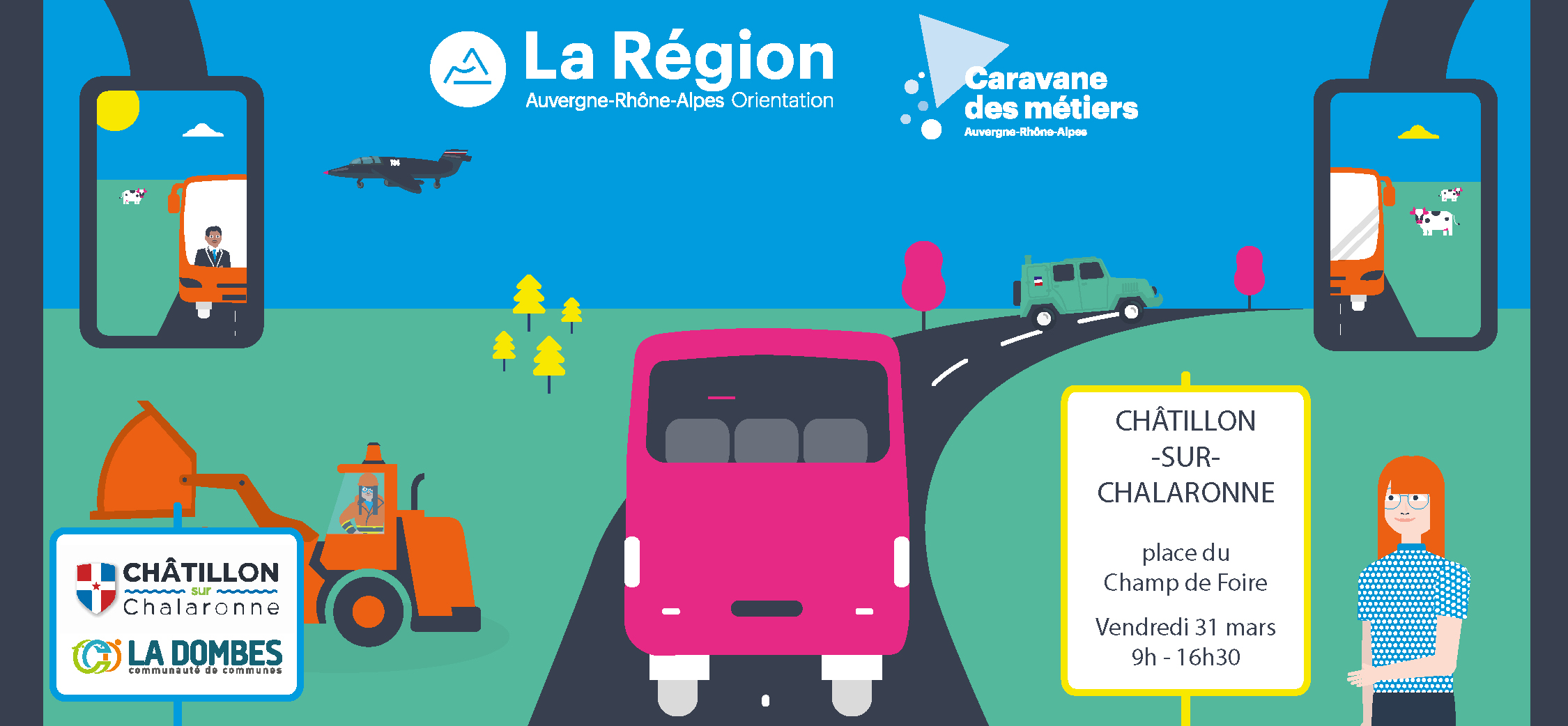 Embarquez à bord de la Caravane des métiers
