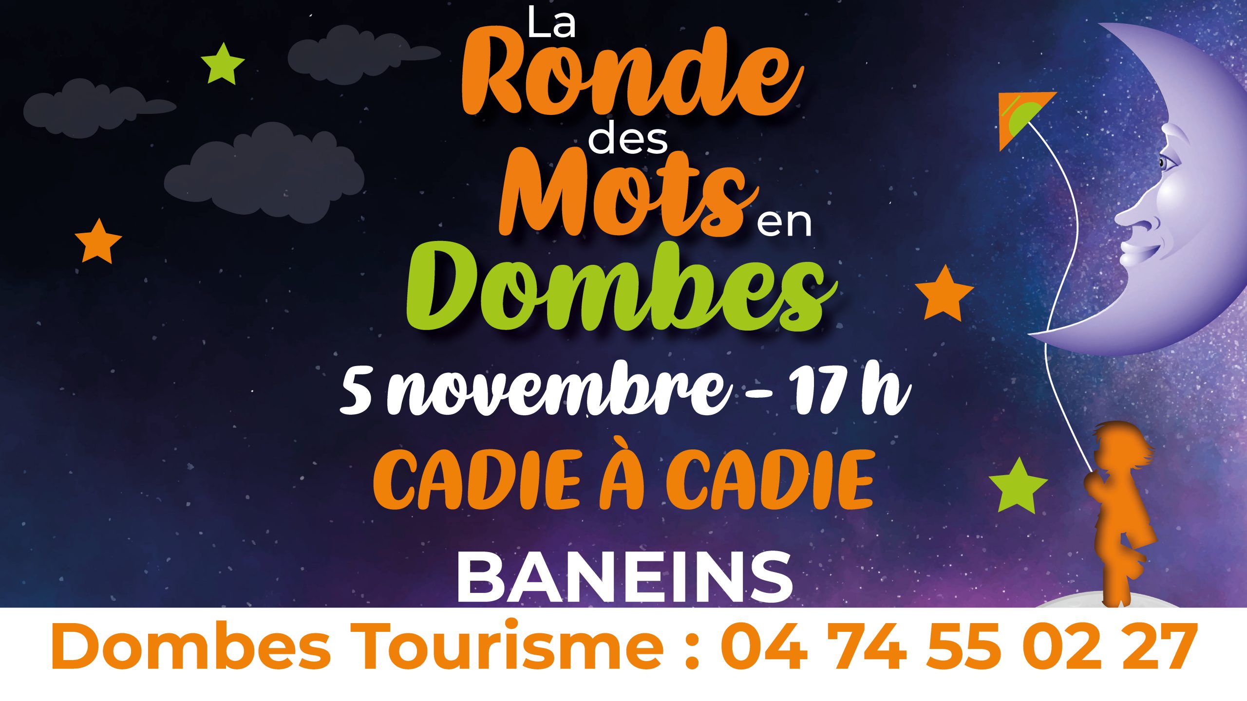 Cadie à Cadie – 4e spectacle de la Ronde des Mots