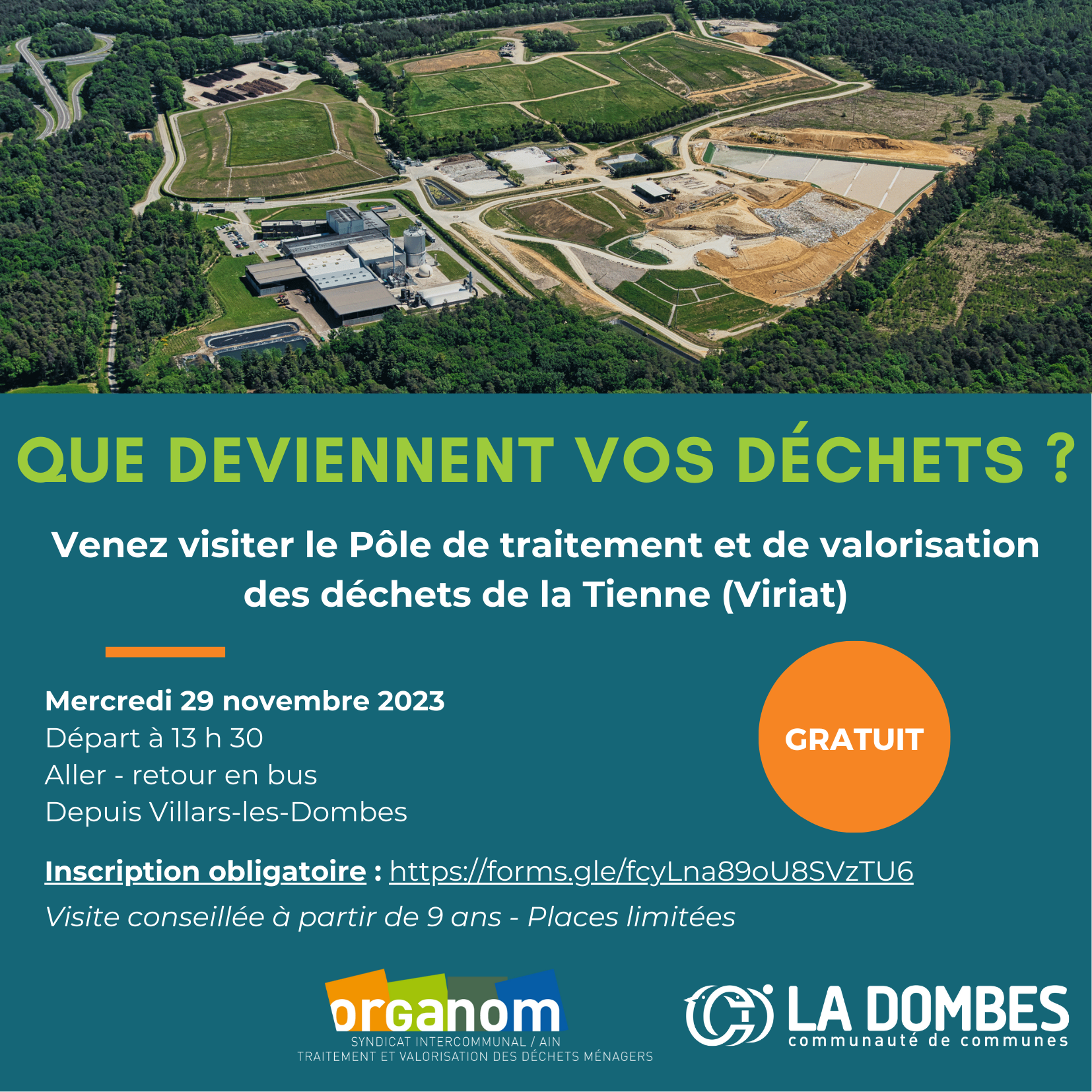 Visitez le site de traitement des déchets de la Tienne !