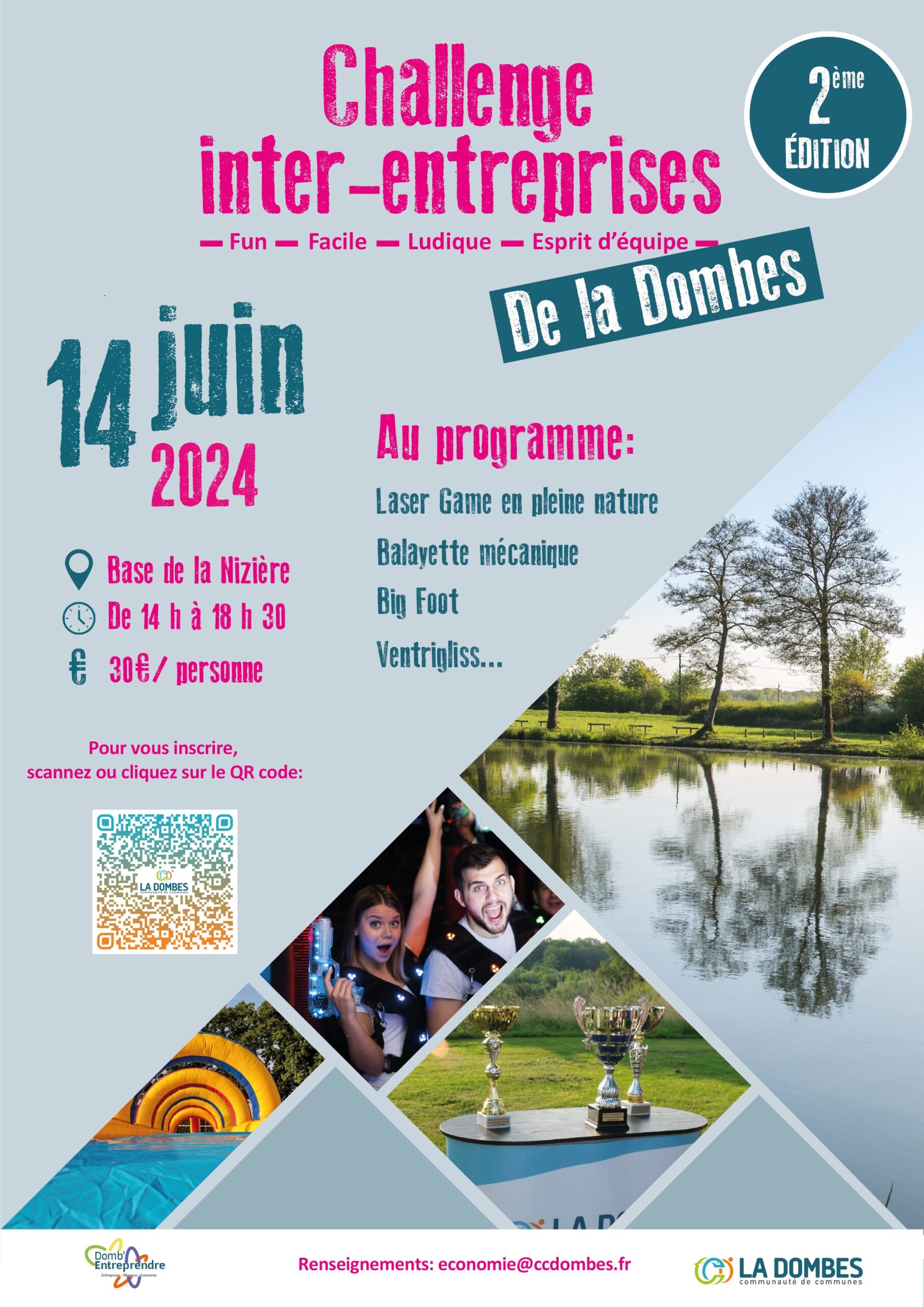 Le Challenge inter-entreprises de la Dombes est de retour !