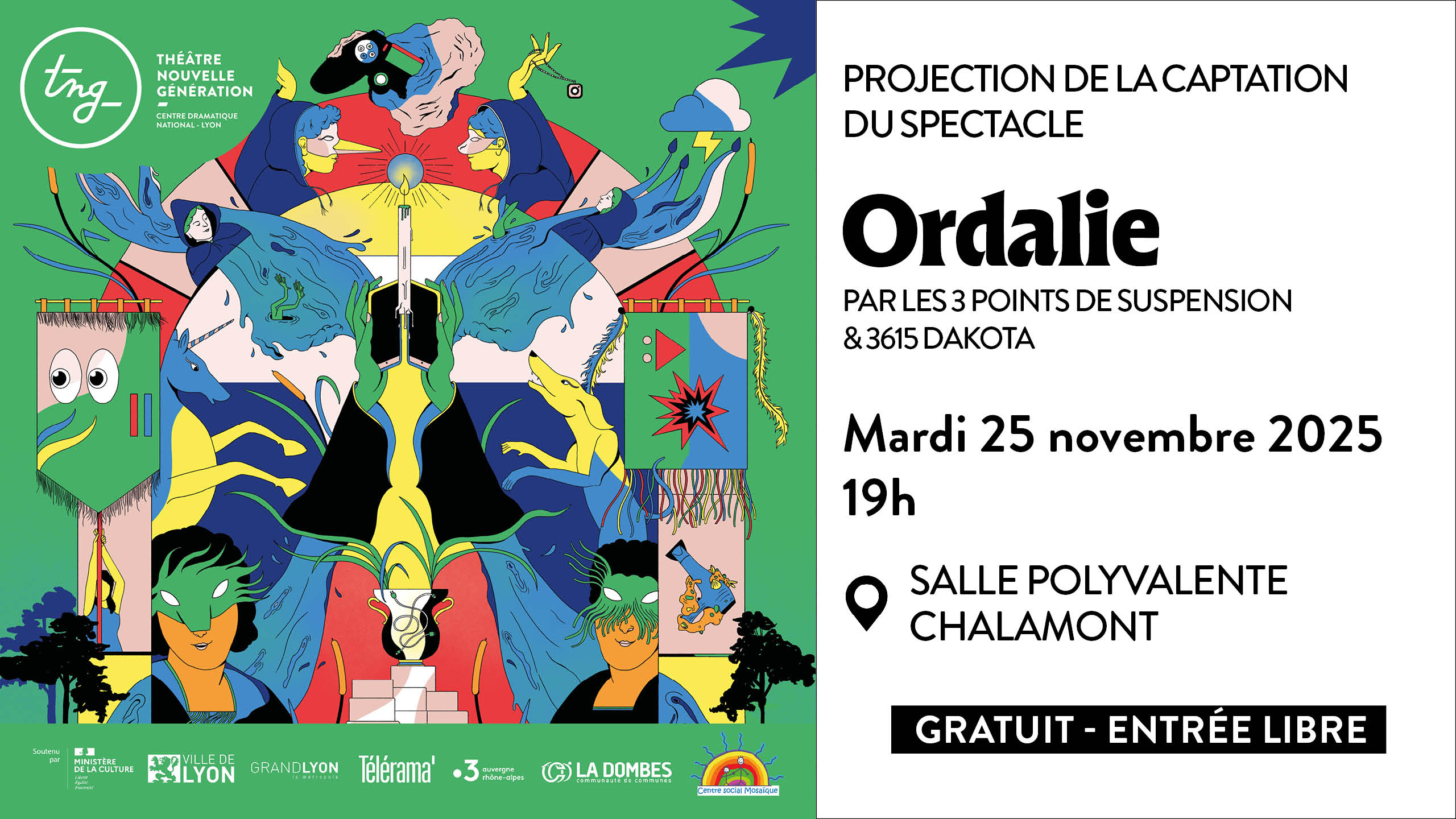 Assistez à la projection du spectacle Ordalie