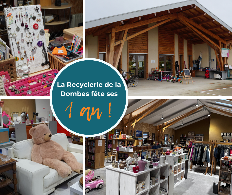 La Recyclerie de la Dombes fête ses 1 an !